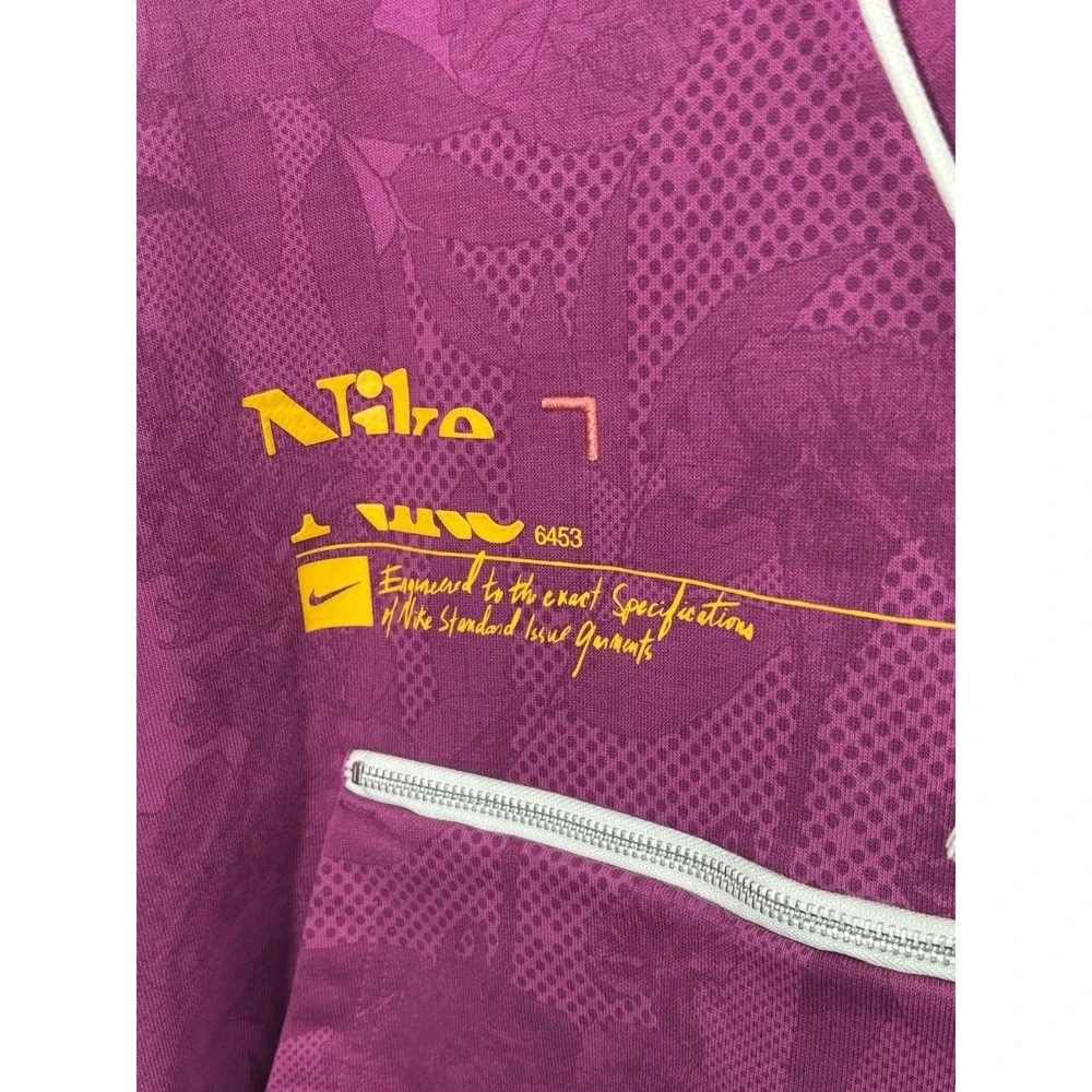 Mens L Nike Standard Issue Basketball Pullover Hoodie‎ Sweatshirt Pink Y2K 0388